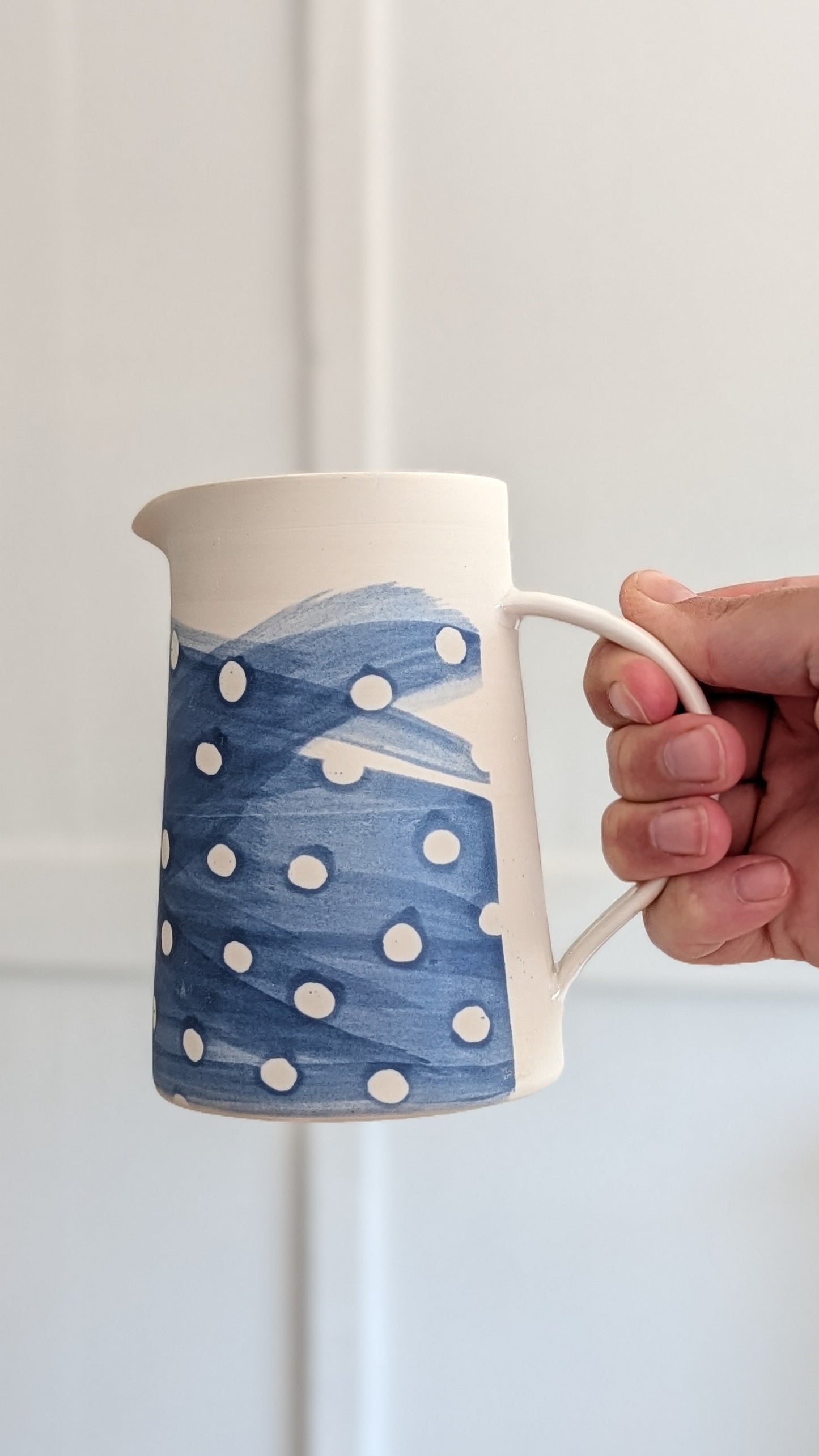 Cobalt Dotty Jug